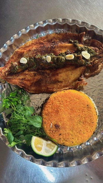 سبزی پلو با ماهی